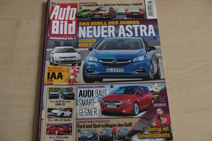 Deckblatt Auto Bild (21/2015)